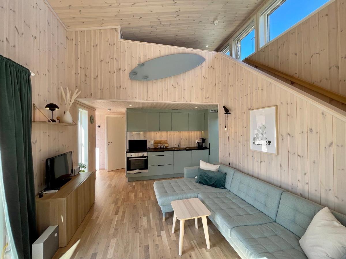 Fresh Hytte Ved Borestranden Med To Soverom Og Hems Klepp Bagian luar foto
